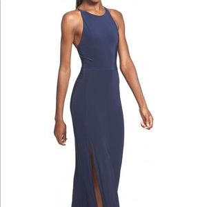 Missguided – 'Nora' High Neck Maxi Dress